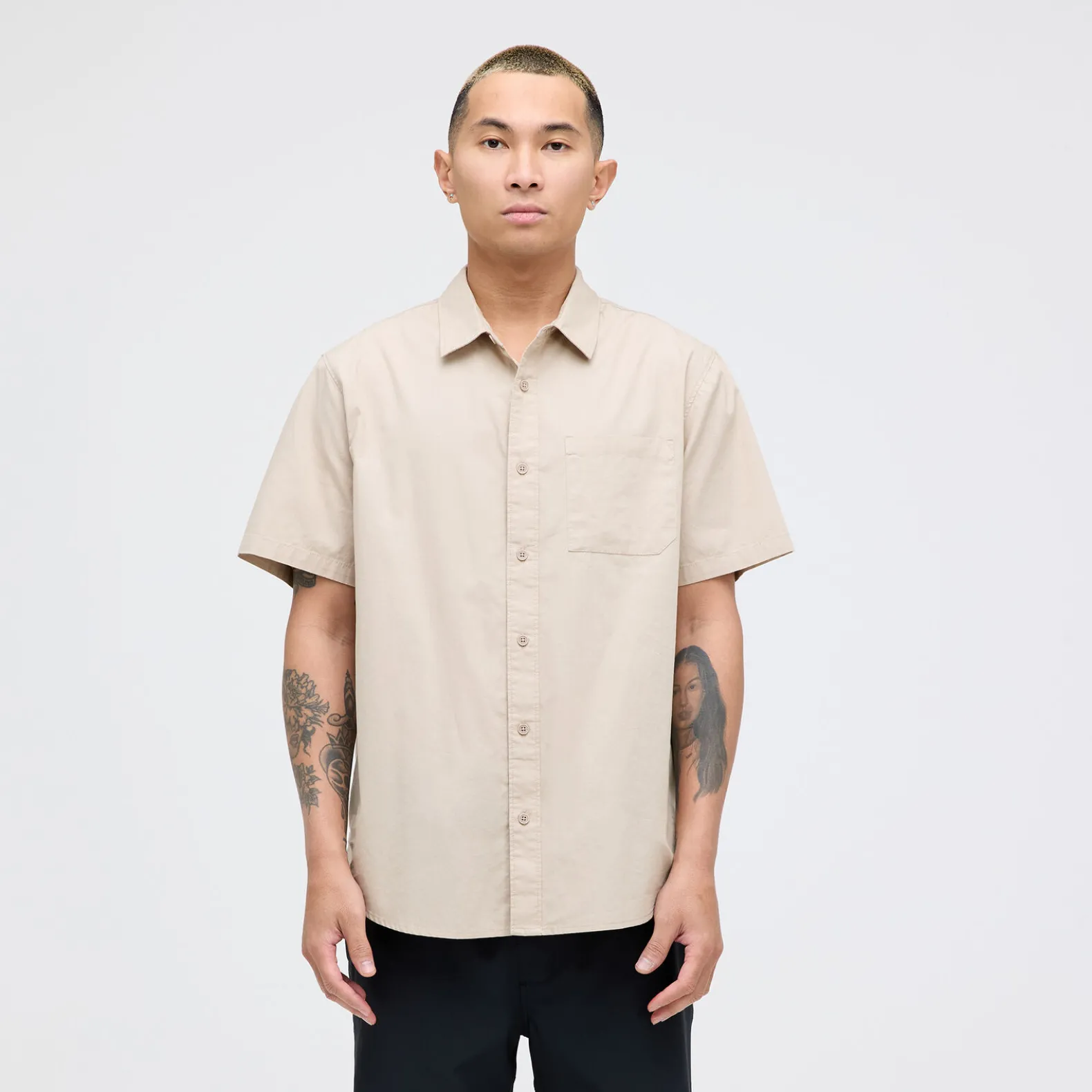 Bales Button Up Organic Cotton Shirt