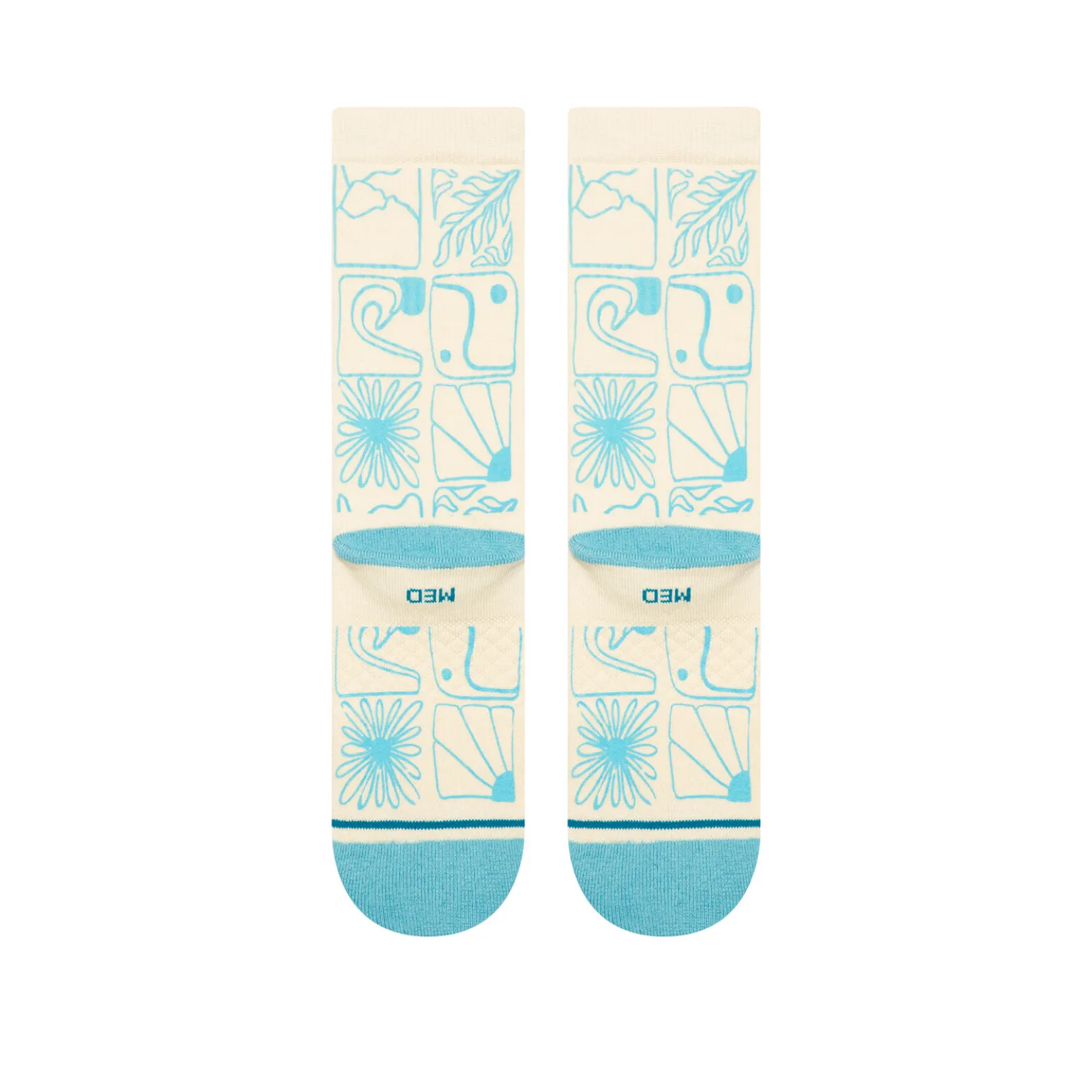 Cotton Crew Medium Cushion Socks