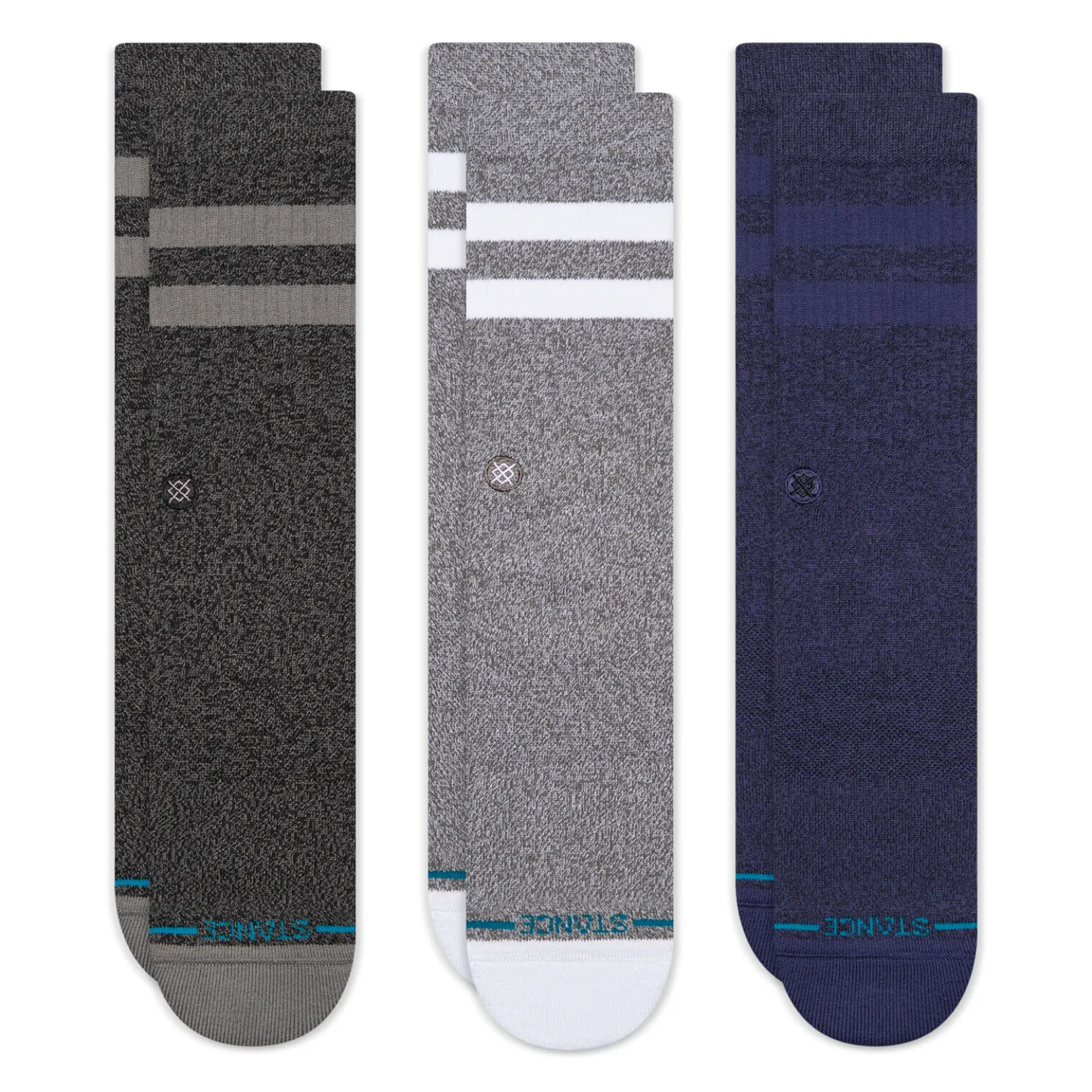 Cotton Crew Socks 3 Pack