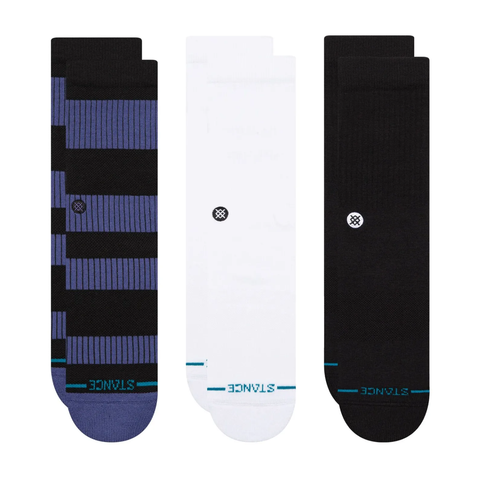 Cotton Crew Socks 3 Pack
