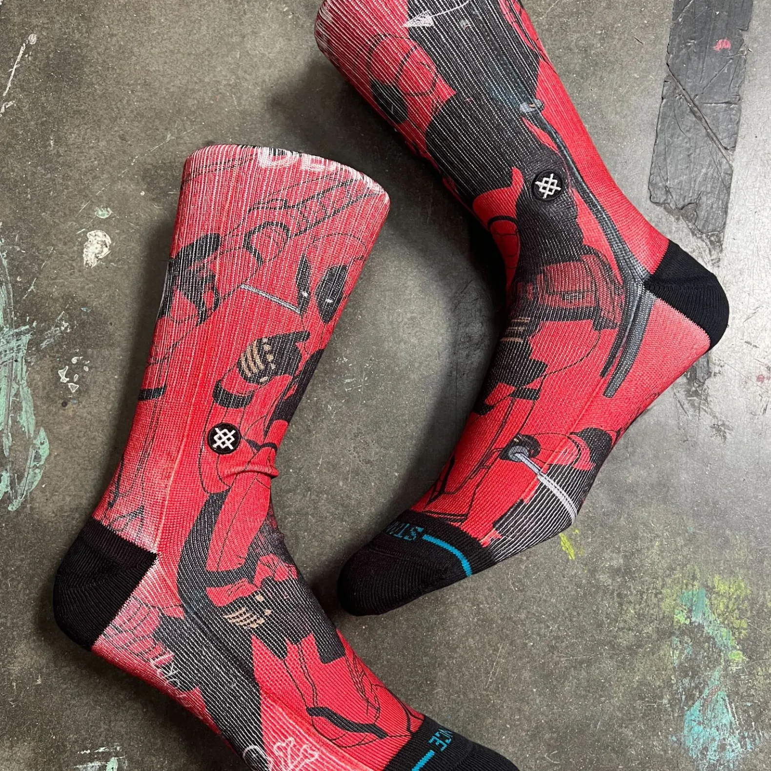 Deadpool X Stance Poly Crew Socks