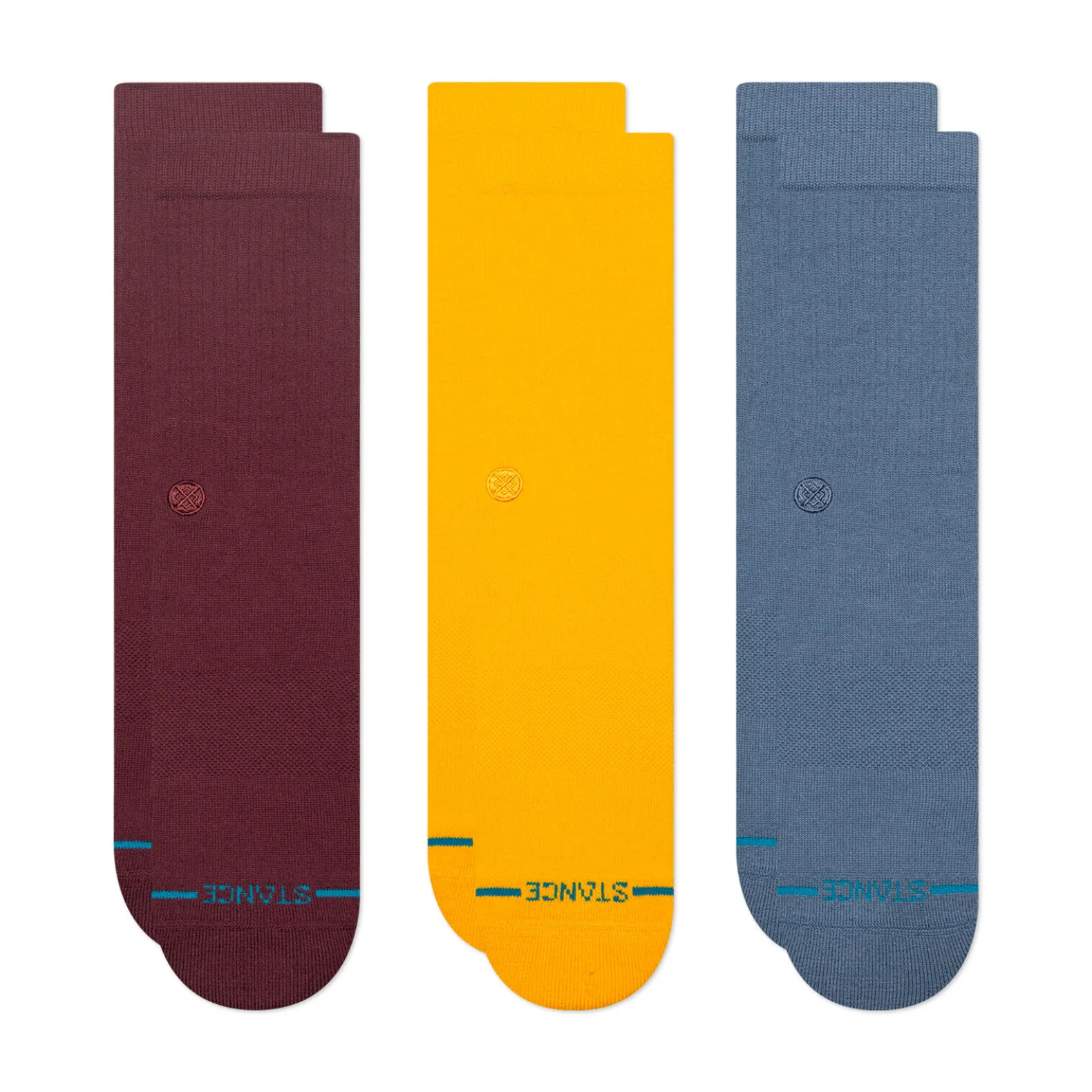 Icon Crew Socks 3 Pack