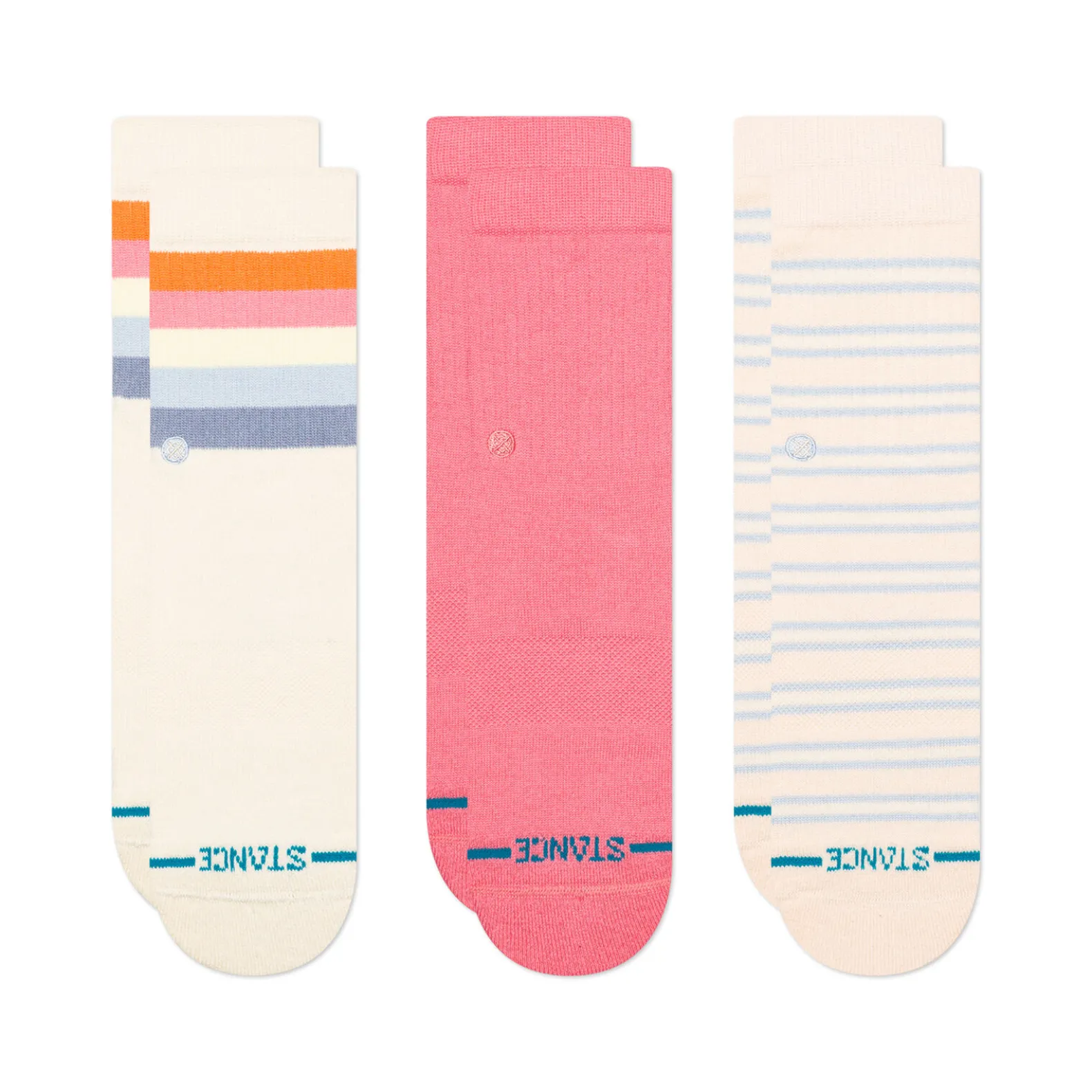 Kids Maliboo Crew Socks 3 Pack