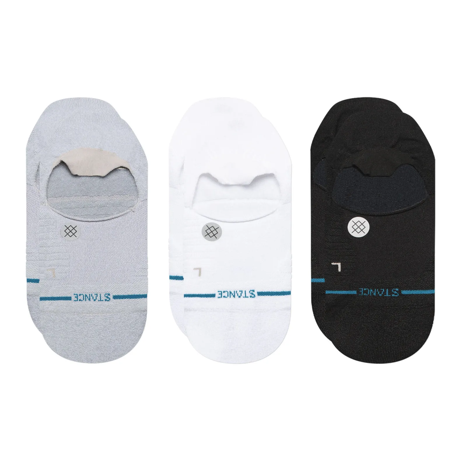 Light Performance No Show Socks 3 Pack