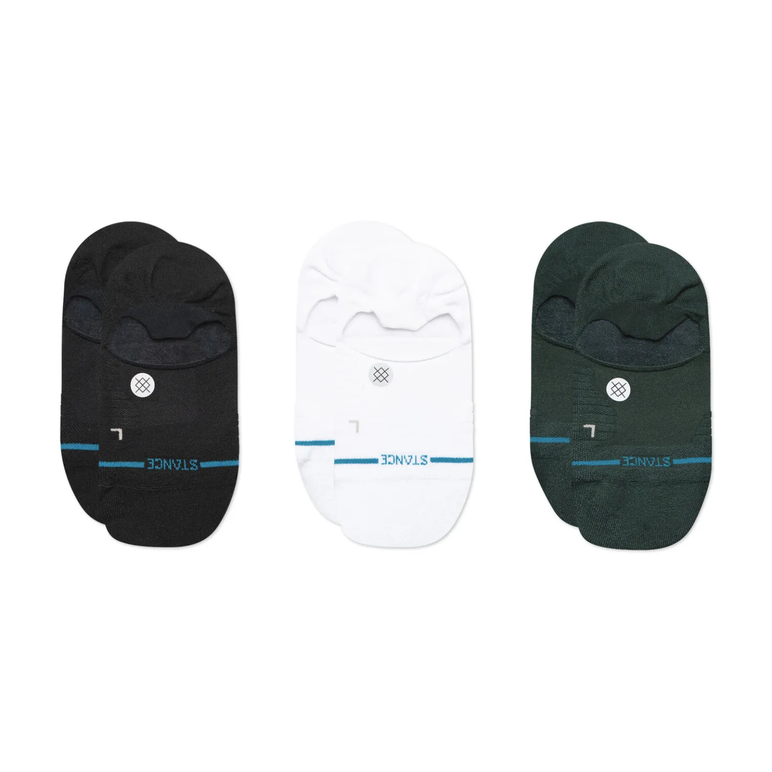 Light Performance No Show Socks 3 Pack