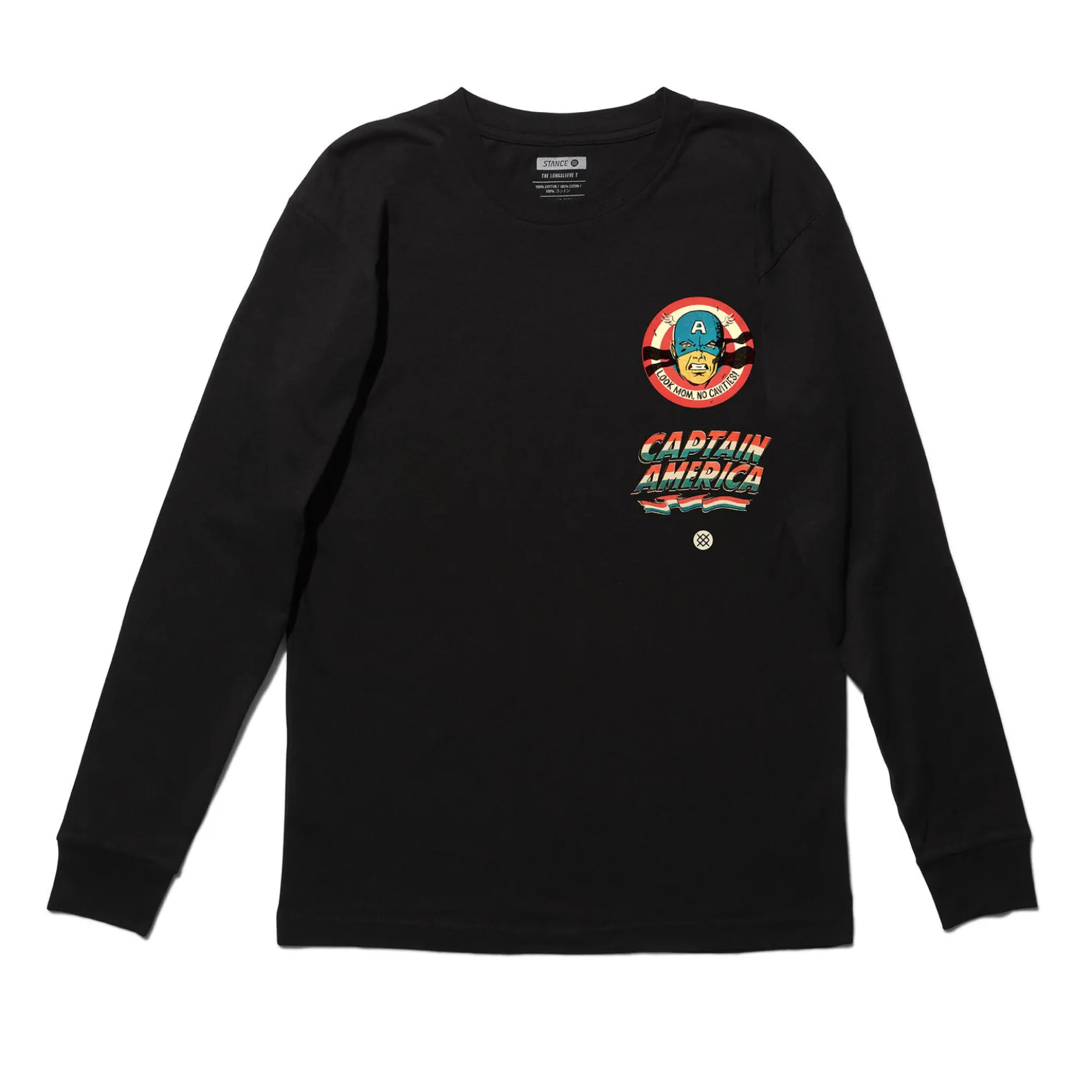 Marvel X Stance Stars And Stripes Long Sleeve Tee